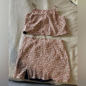 American Eagle skirt and top set